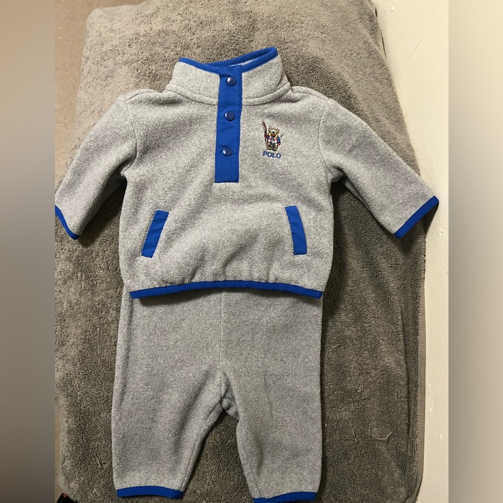 Ralph Lauren baby boy sweatsuit 3-months pre- loved
